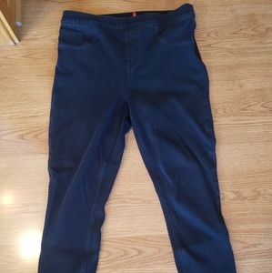 Spanx Black Jeanish Leggings Size XL